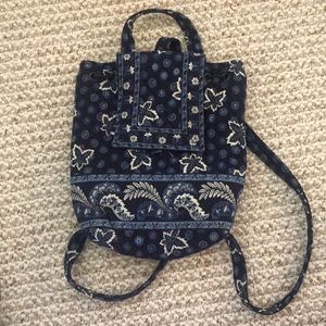 Blue Coin Vera Bradley backpack